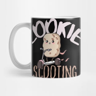 Funny E-Scooter, Cute Kawaii Cookie Driving Scooter Mug